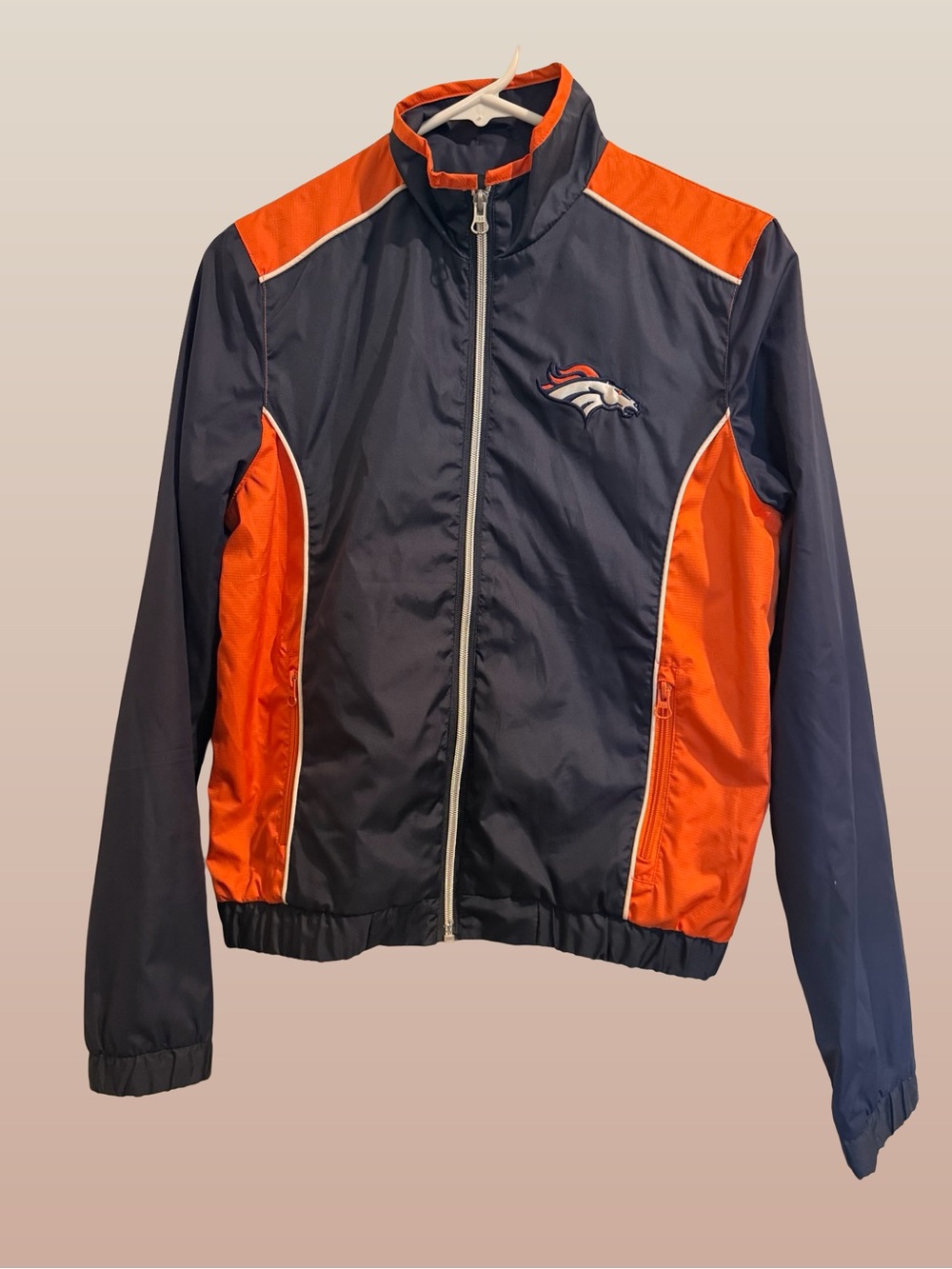 NFL Women’s Denver Broncos Windbreaker Jacket Size Medium